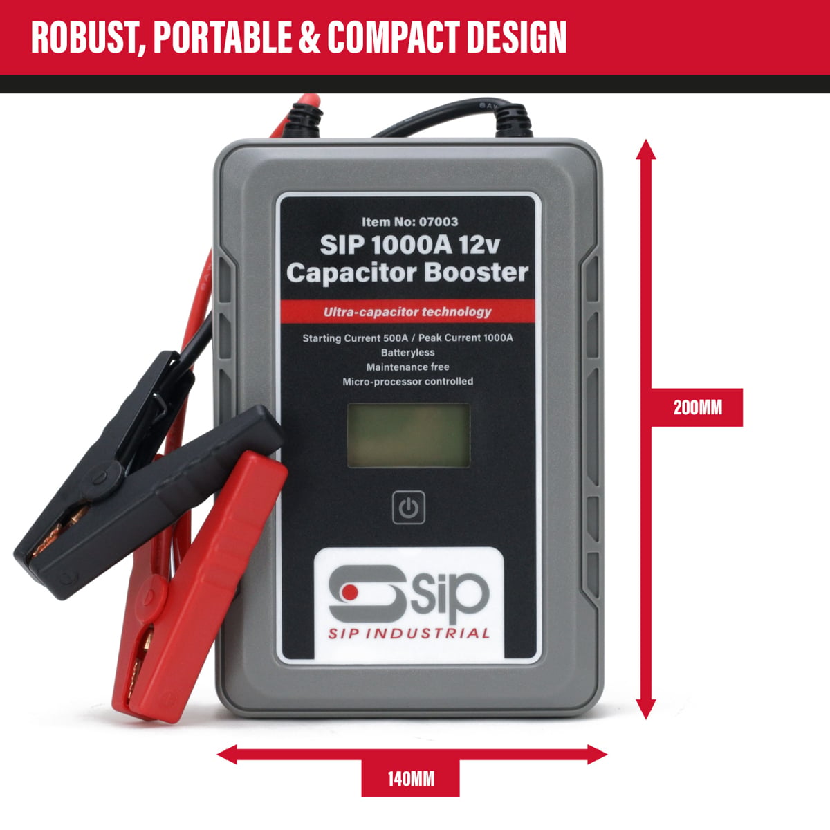 SIP 12v 1000A Capacitor Booster